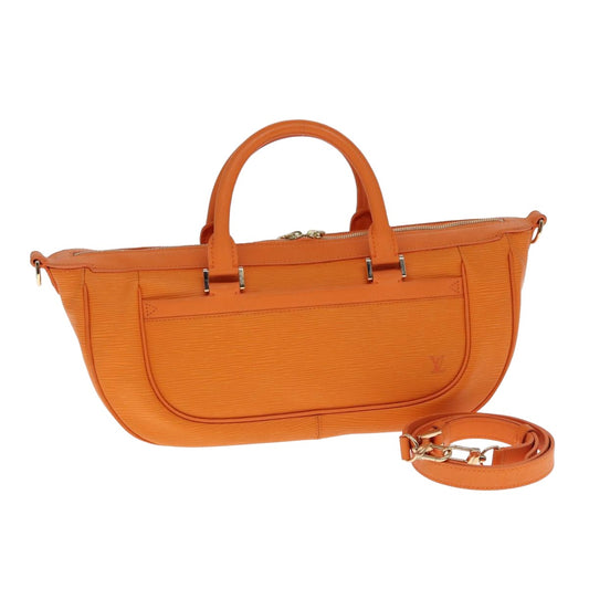 Louis Vuitton Danura Orange Leather Handbag