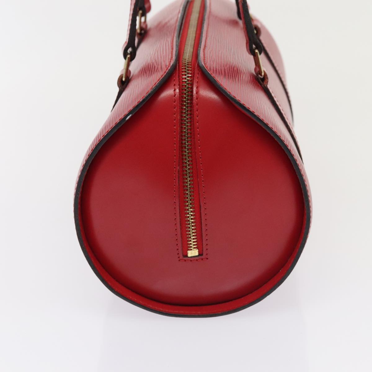 Louis Vuitton Soufflot Red Leather Handbag