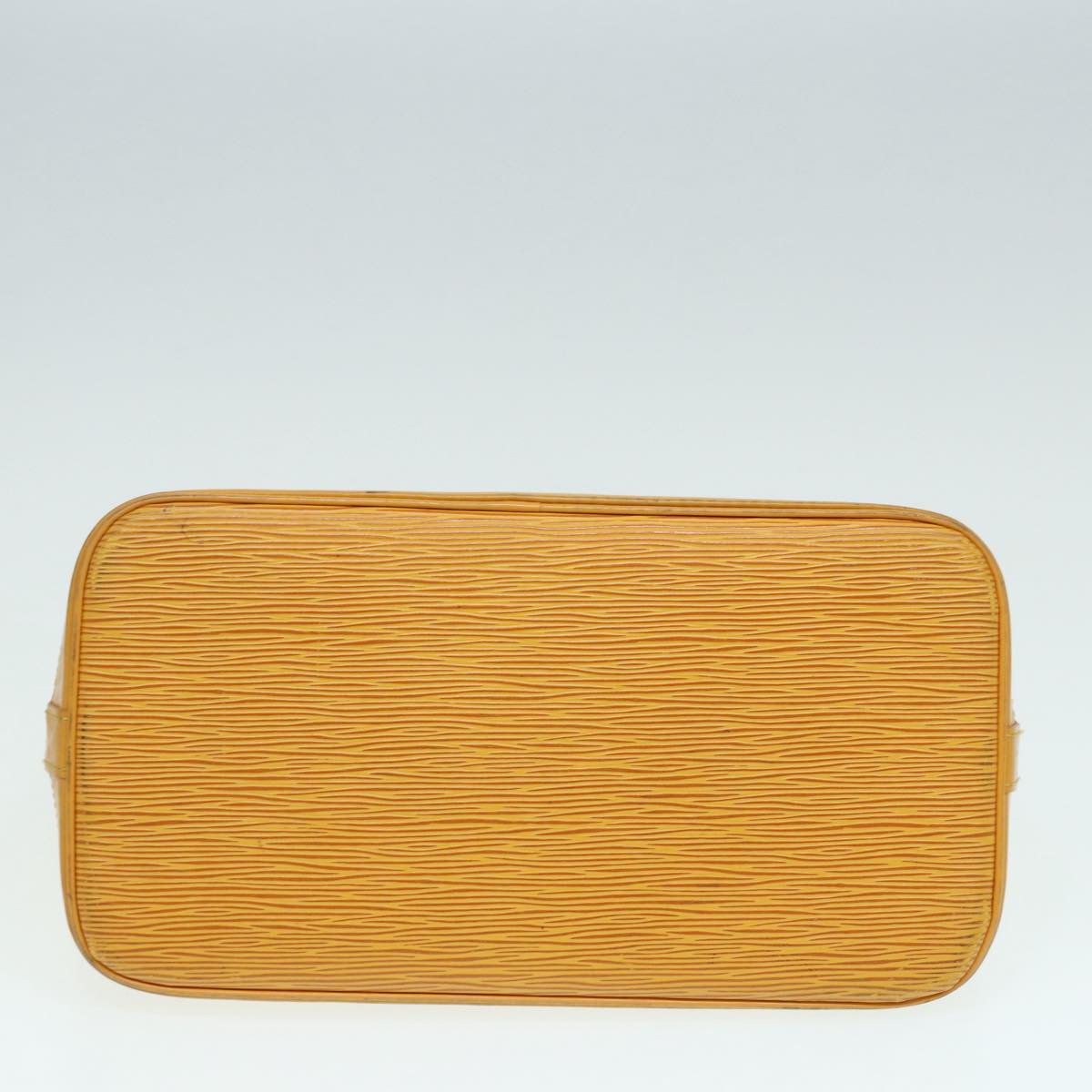 Louis Vuitton Alma Yellow Leather Handbag