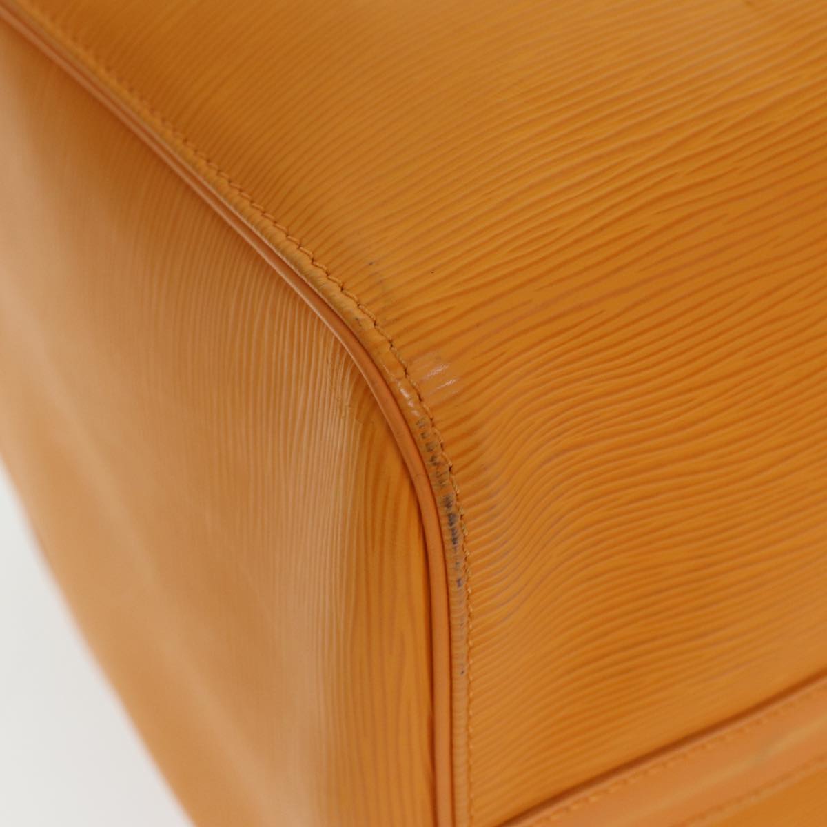 Louis Vuitton Keepall Orange Leather Travel Bag