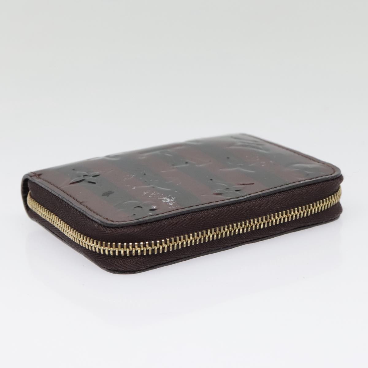 Louis Vuitton Zippy Coin Purse Burgundy Patent Leather Wallet