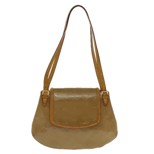 Louis Vuitton Biscayne Bay Brown Patent Leather Shoulder Bag