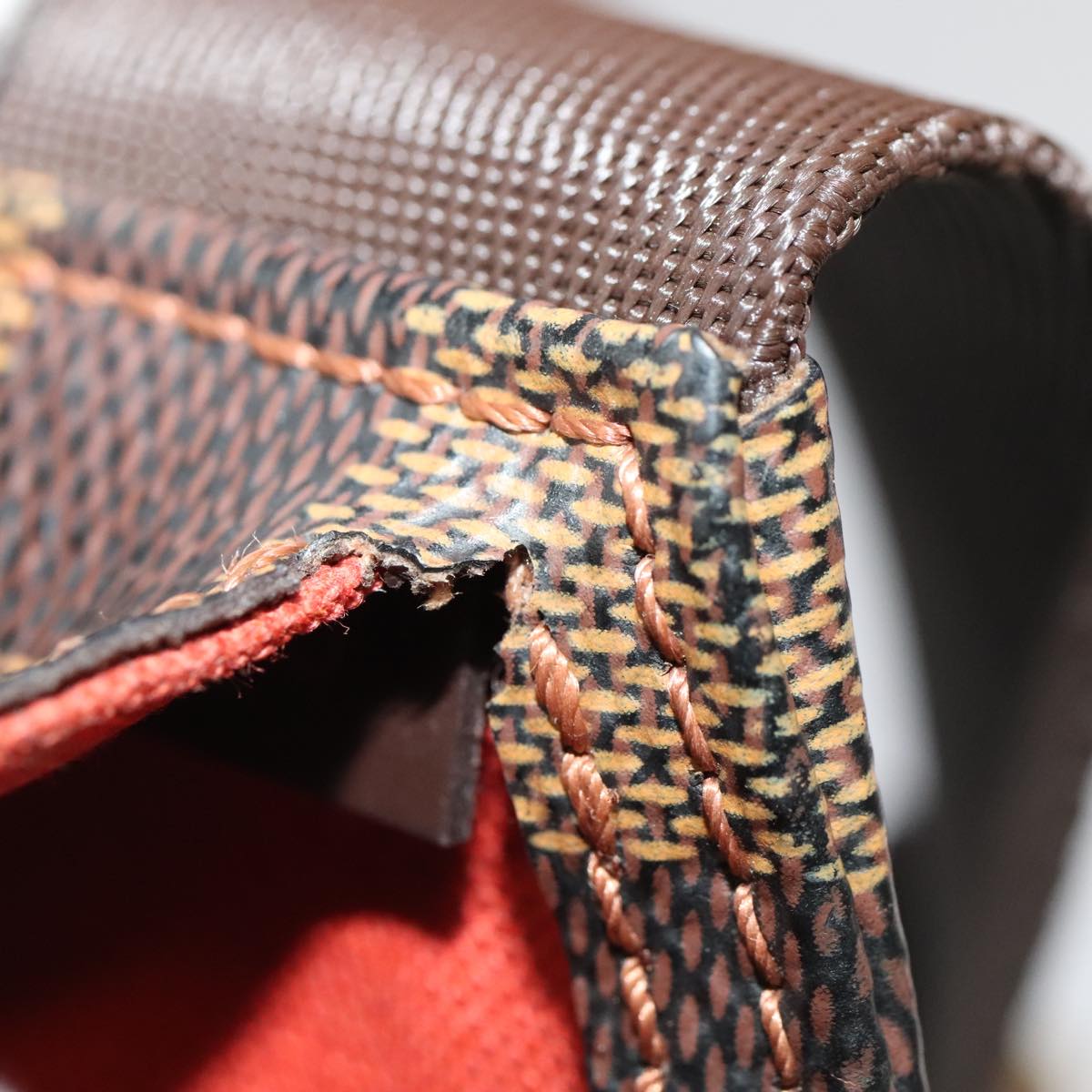 Louis Vuitton Geronimos Brown Canvas Shoulder Bag