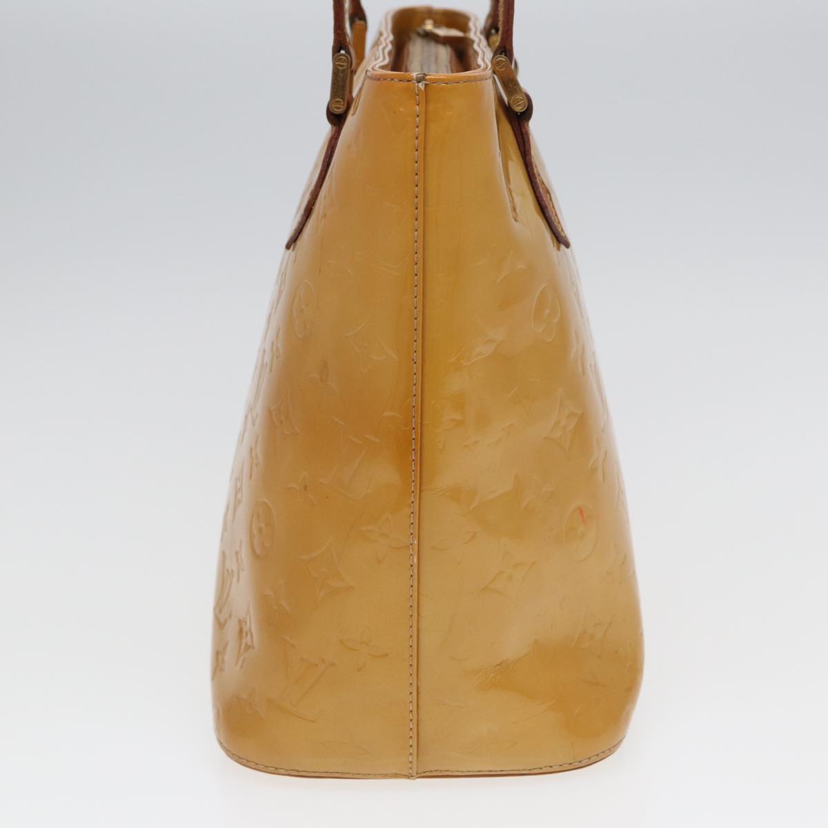 Louis Vuitton Houston Beige Patent Leather Shoulder Bag