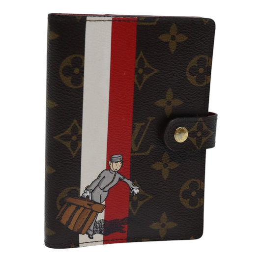 Louis Vuitton Agenda Pm Brown Canvas Wallet
