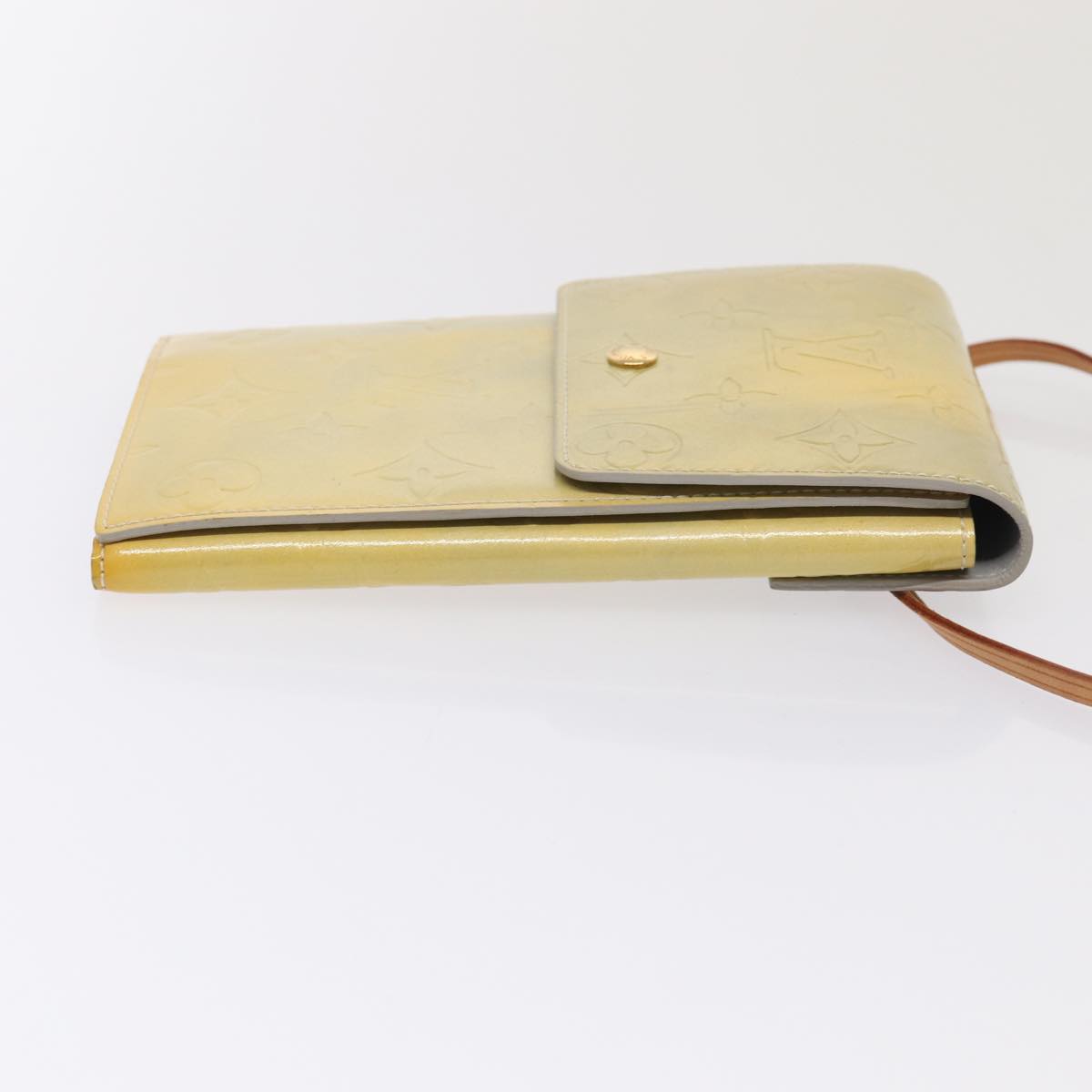 Louis Vuitton Walker Yellow Patent Leather Wallet