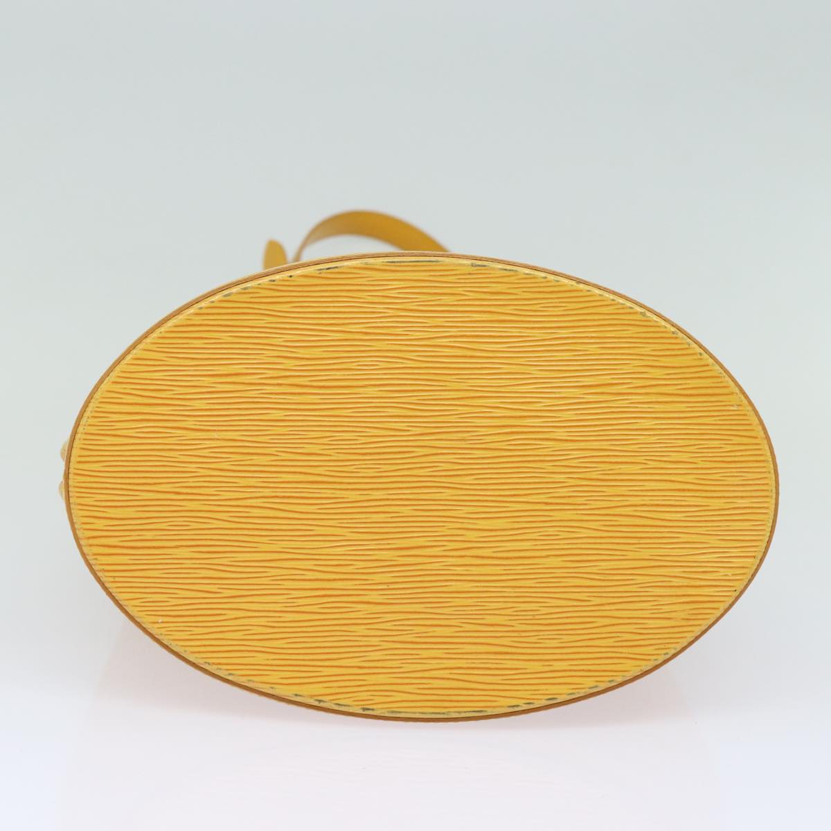 Louis Vuitton Cluny Yellow Leather Shoulder Bag