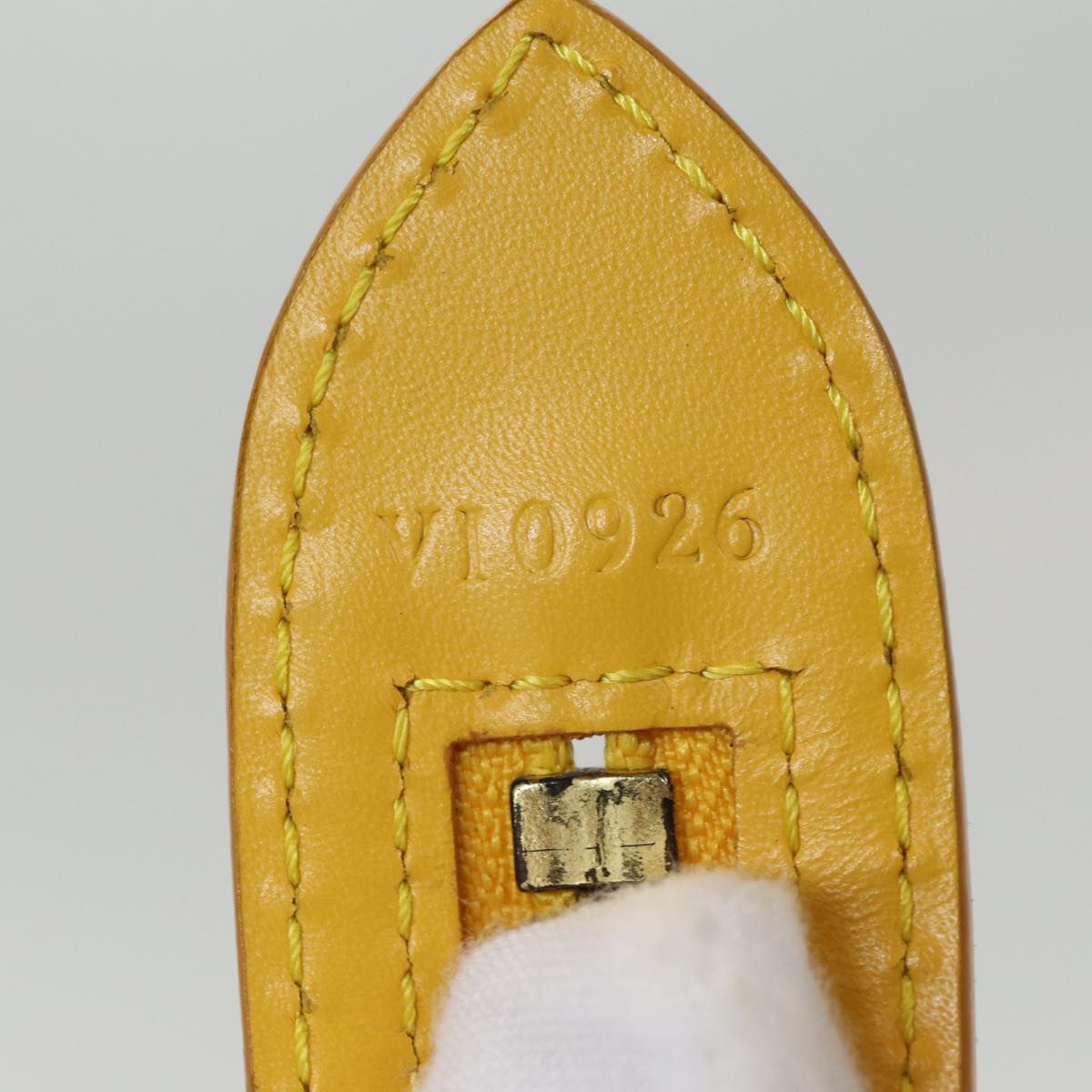 Louis Vuitton Saint Jacques Yellow Leather Handbag