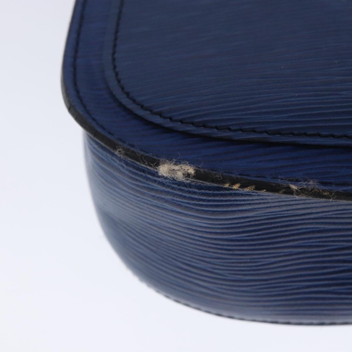 Louis Vuitton Saint Cloud Blue Leather Shoulder Bag