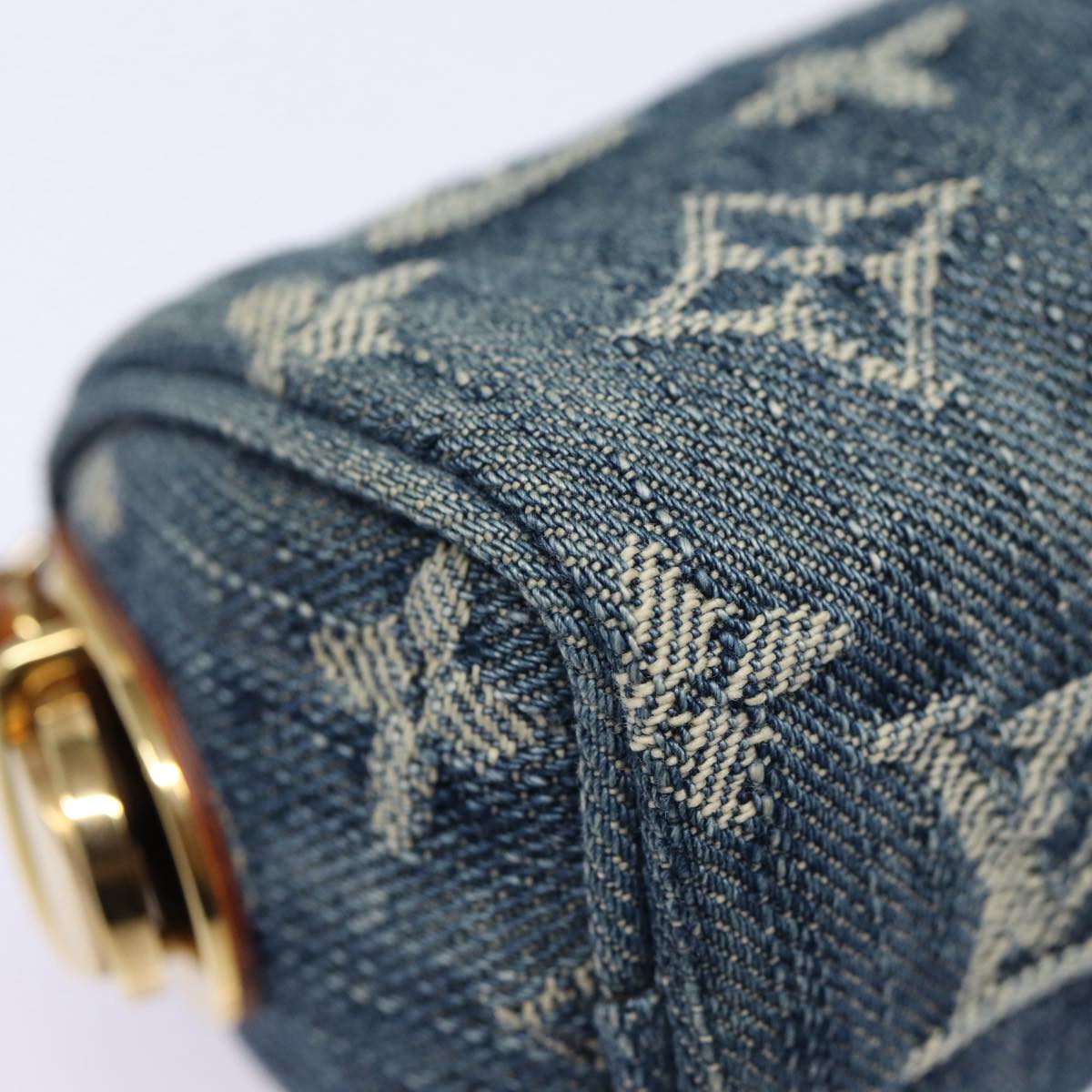 Louis Vuitton Trousse Pochette Blue Denim - Jeans Wallet