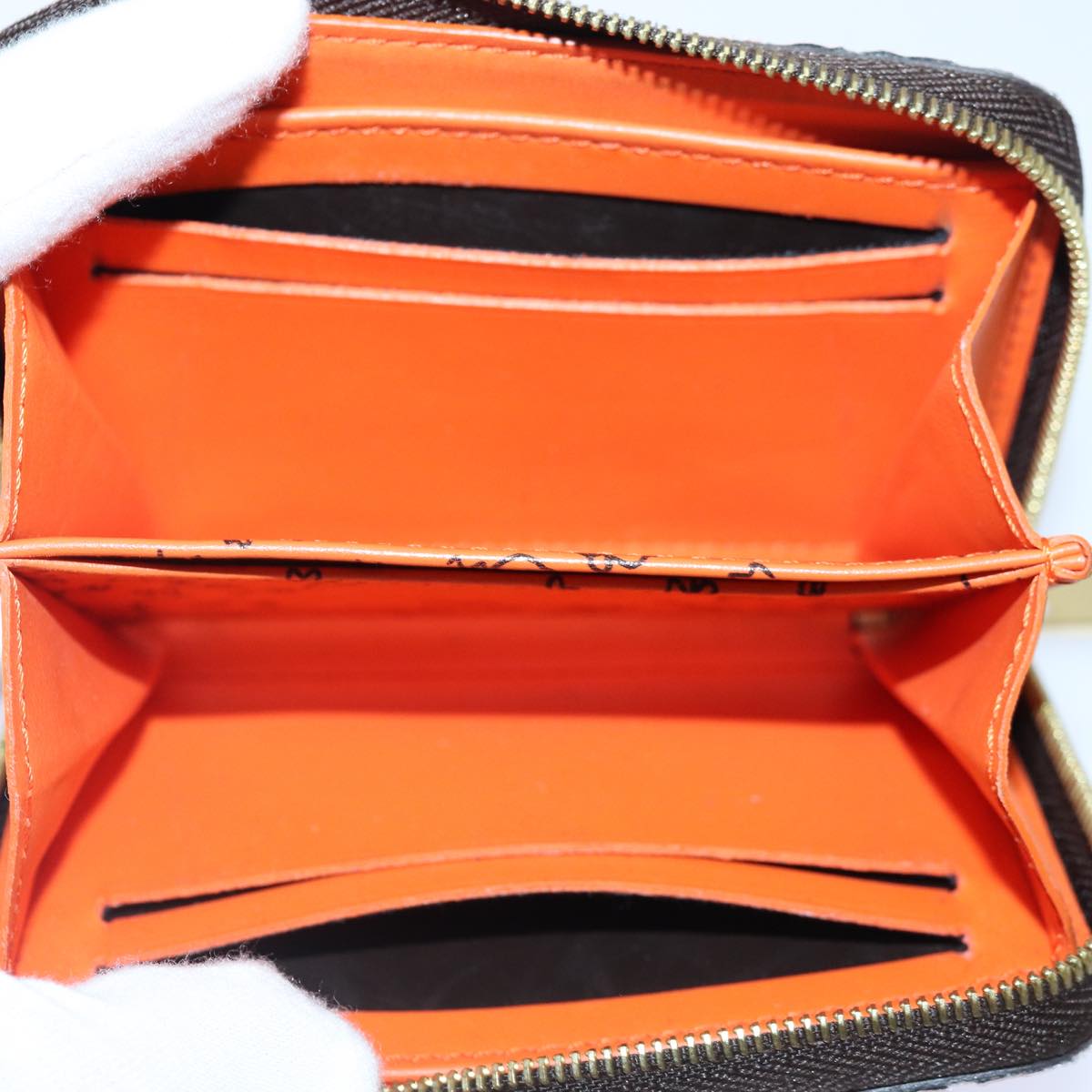 Louis Vuitton Zippy Coin Purse Brown Canvas Wallet