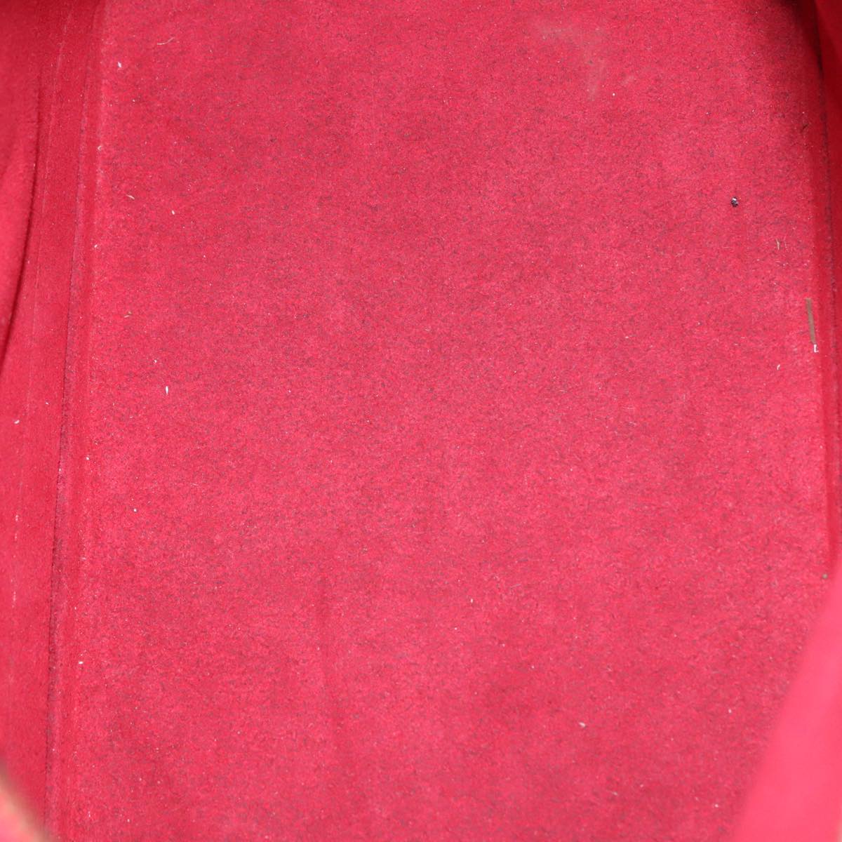 Louis Vuitton Alma Red Leather Handbag