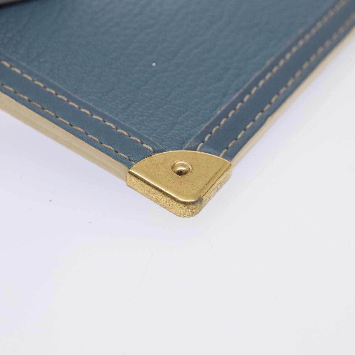 Louis Vuitton Suhali Blue Leather Wallet
