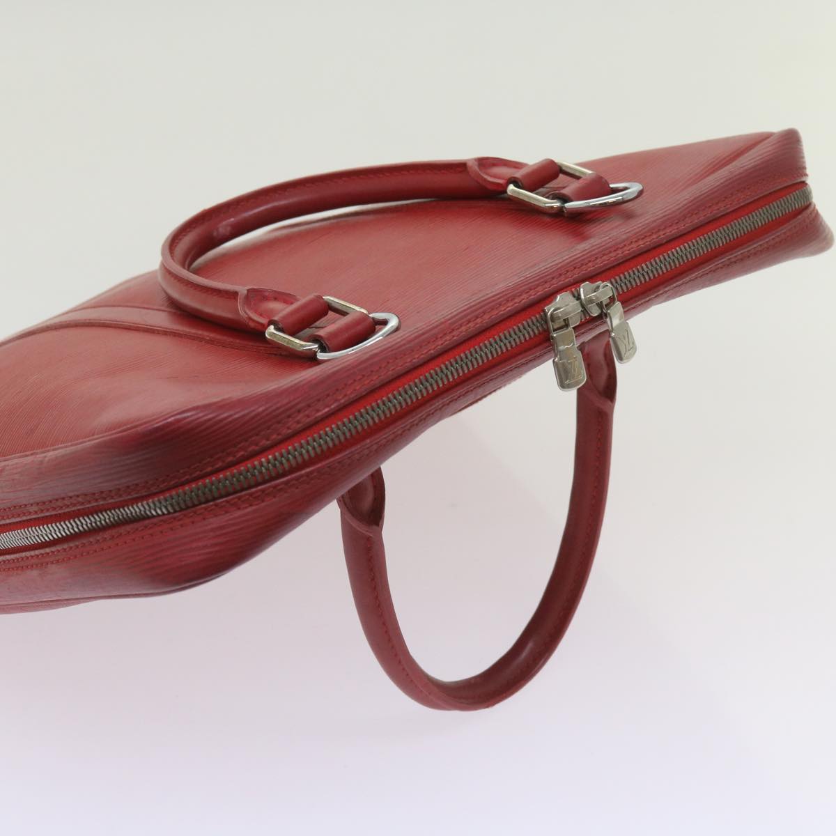 Louis Vuitton Vivienne Red Leather Briefcase Bag