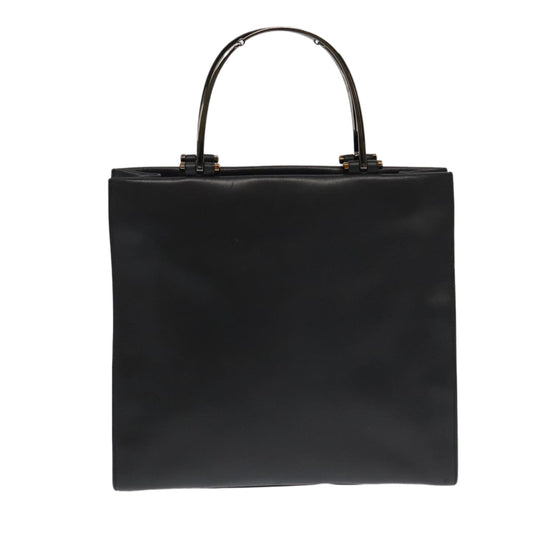 Gucci Black Leather Tote Bag ()