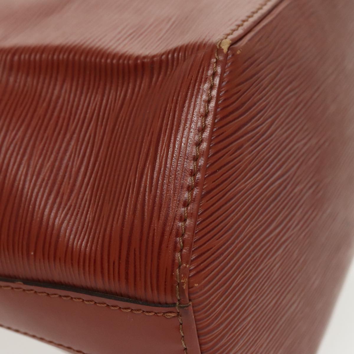 Louis Vuitton Sac D'épaule Brown Leather Shoulder Bag