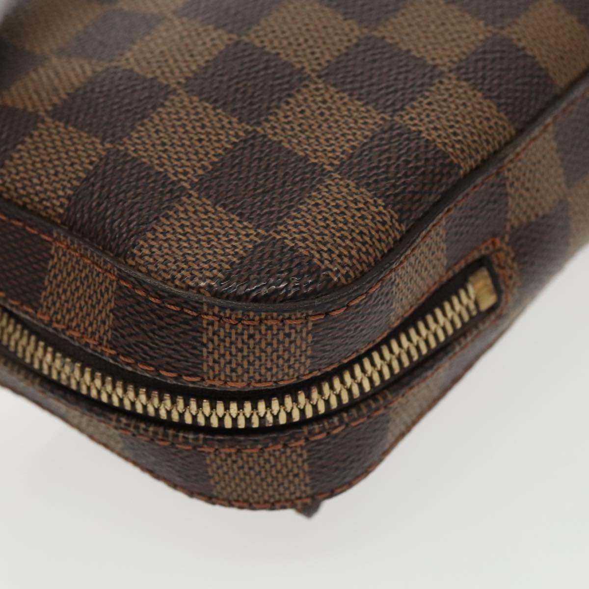 Louis Vuitton Geronimos Brown Canvas Shoulder Bag
