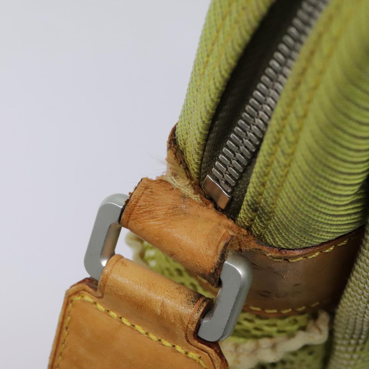Louis Vuitton Weathery Green Canvas Shoulder Bag
