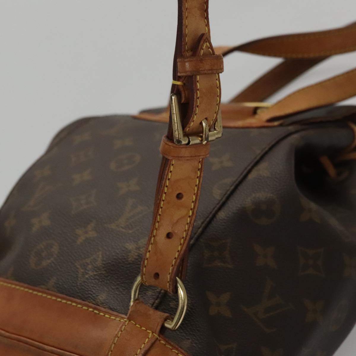 Louis Vuitton Montsouris Mm Brown Canvas Backpack Bag