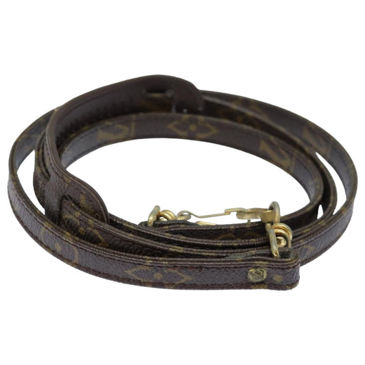 Louis Vuitton Shoulder Strap Brown Canvas Bag Jewelry ()