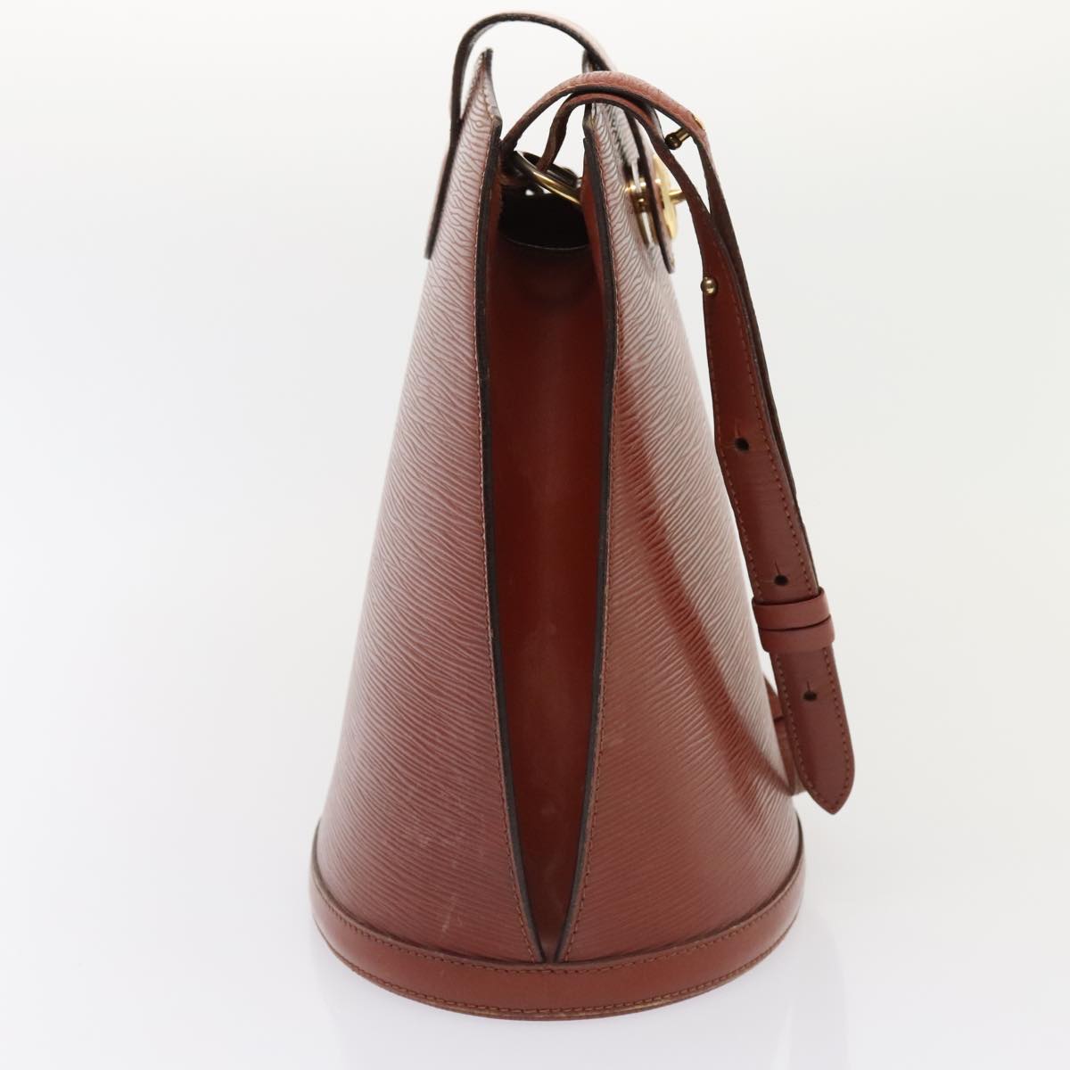 Louis Vuitton Cluny Brown Leather Shoulder Bag