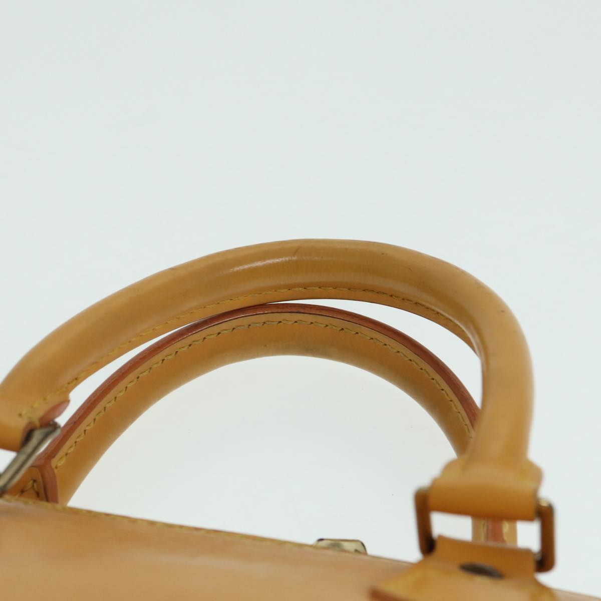 Louis Vuitton Alma Yellow Leather Handbag