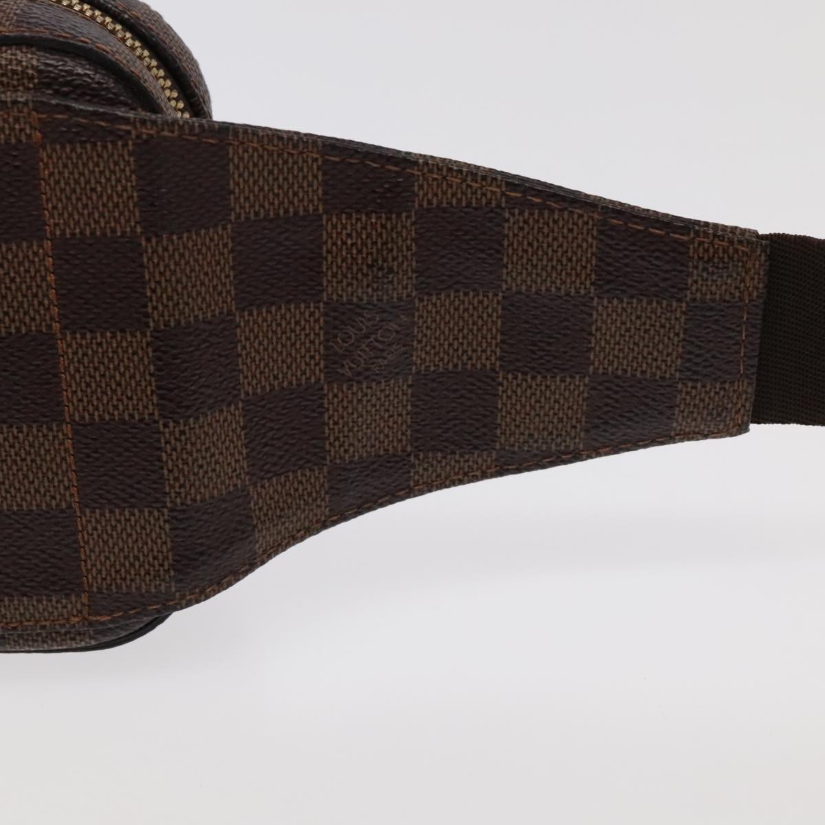 Louis Vuitton Geronimos Brown Canvas Shoulder Bag