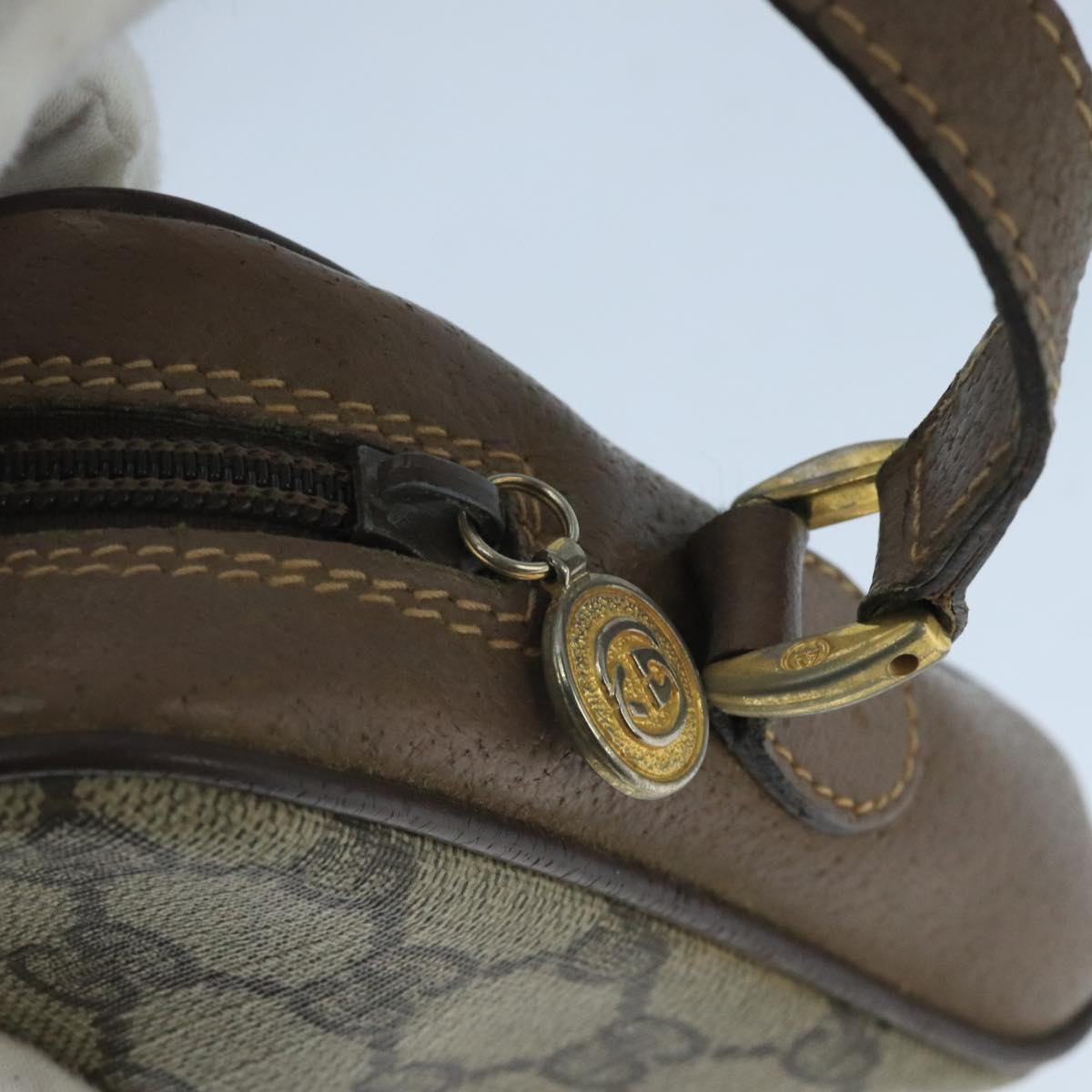 Gucci Gg Supreme Beige Canvas Shoulder Bag