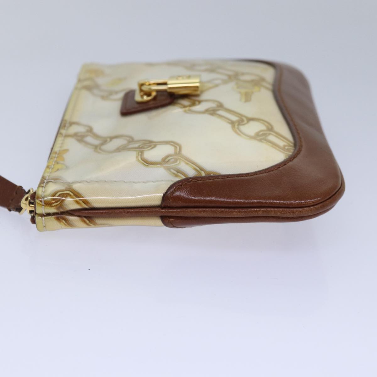 Louis Vuitton Pochette Plat Brown Leather Wallet