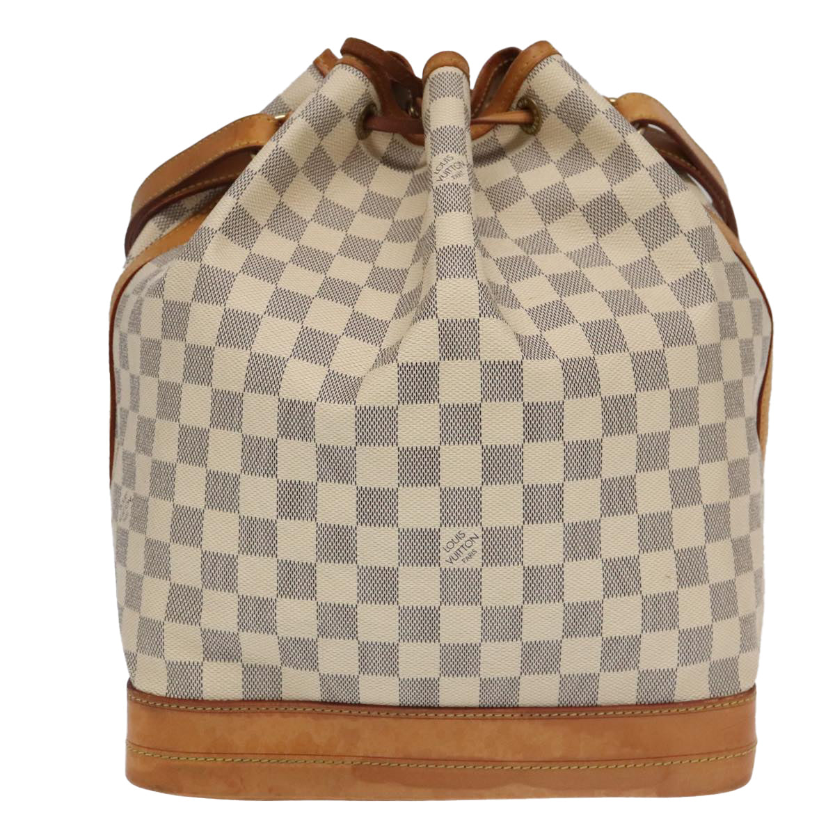Louis Vuitton Noé White Canvas Shoulder Bag