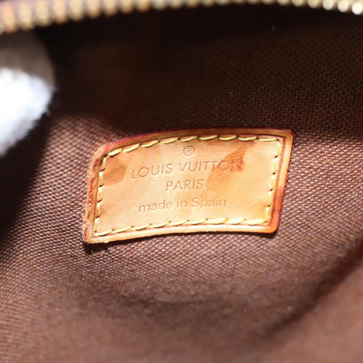 Louis Vuitton Pochette Gange Brown Canvas Shoulder Bag