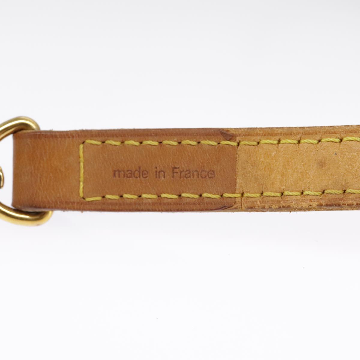 Louis Vuitton Shoulder Strap Beige Leather Bag Jewelry