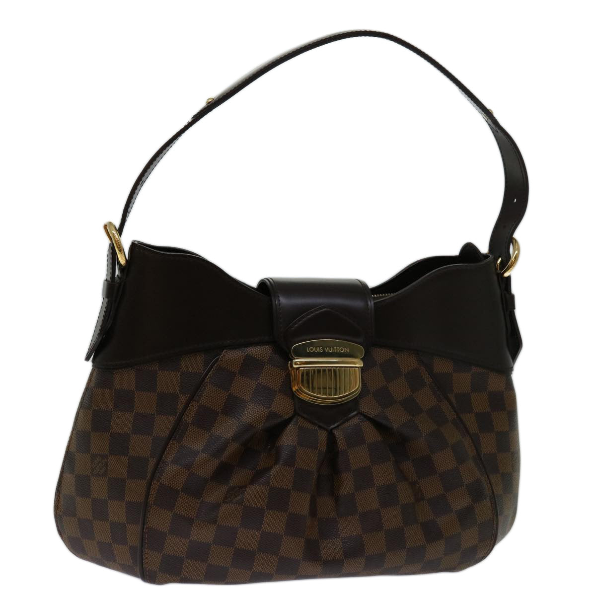 Louis Vuitton Sistina Brown Canvas Shoulder Bag