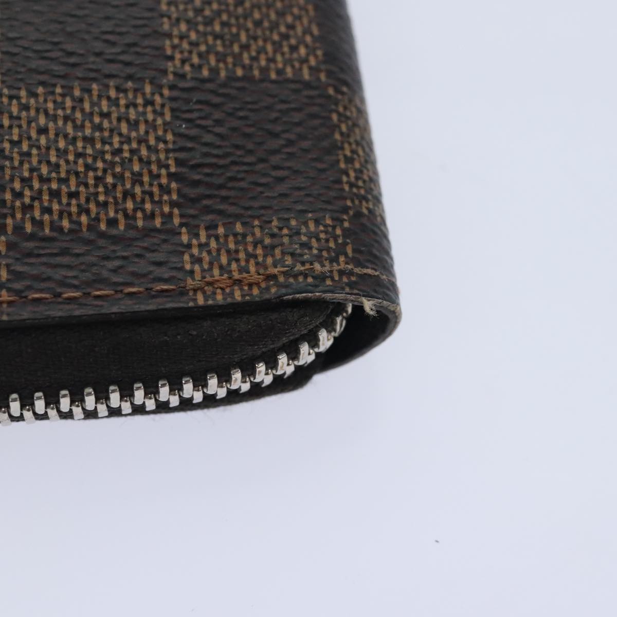 Louis Vuitton Zippy Wallet Vertical Brown Canvas Wallet
