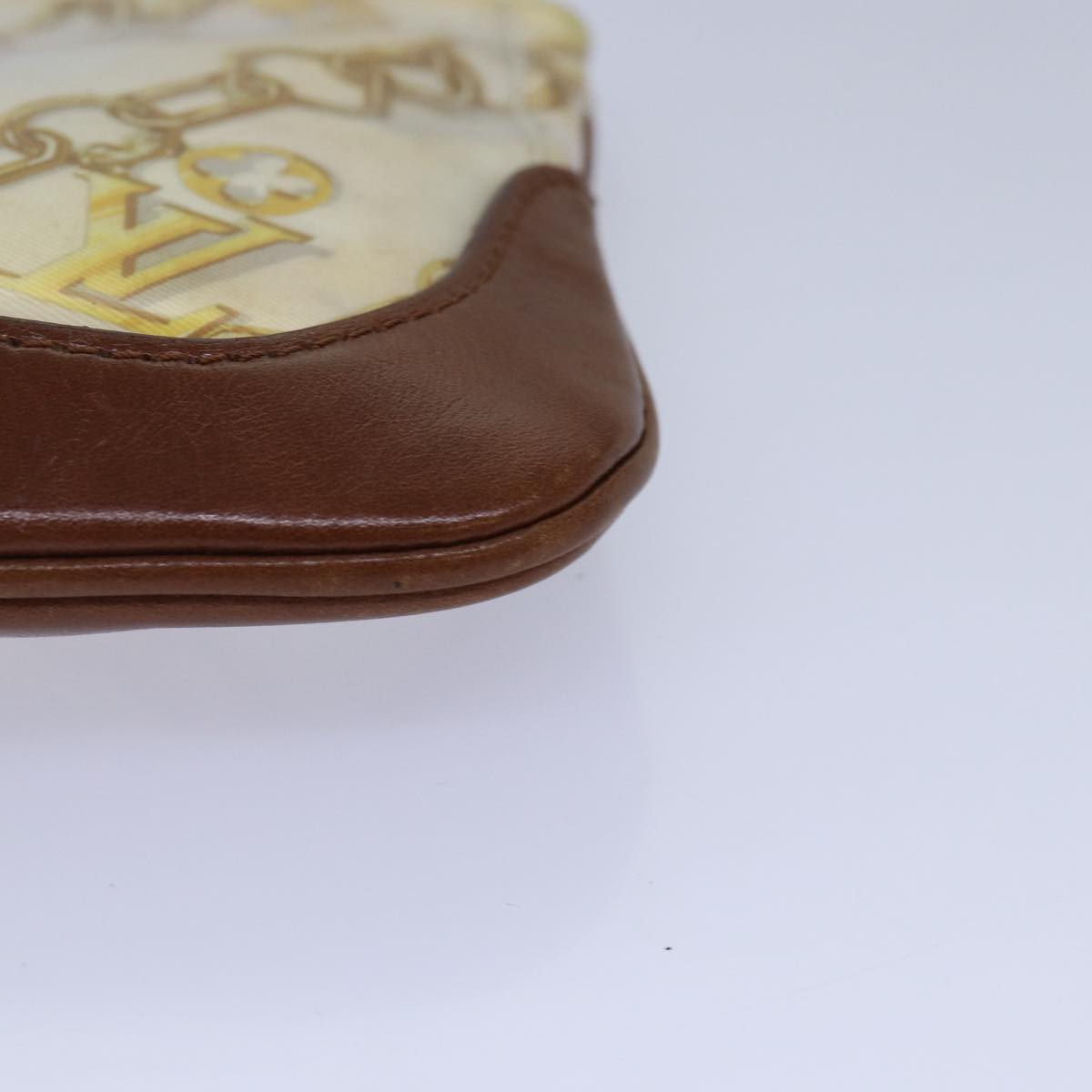 Louis Vuitton Pochette Plat Brown Leather Wallet
