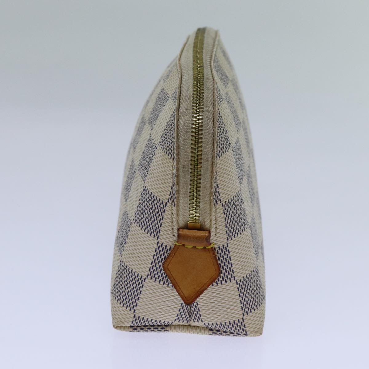Louis Vuitton Cosmetic Pouch White Canvas Clutch Bag