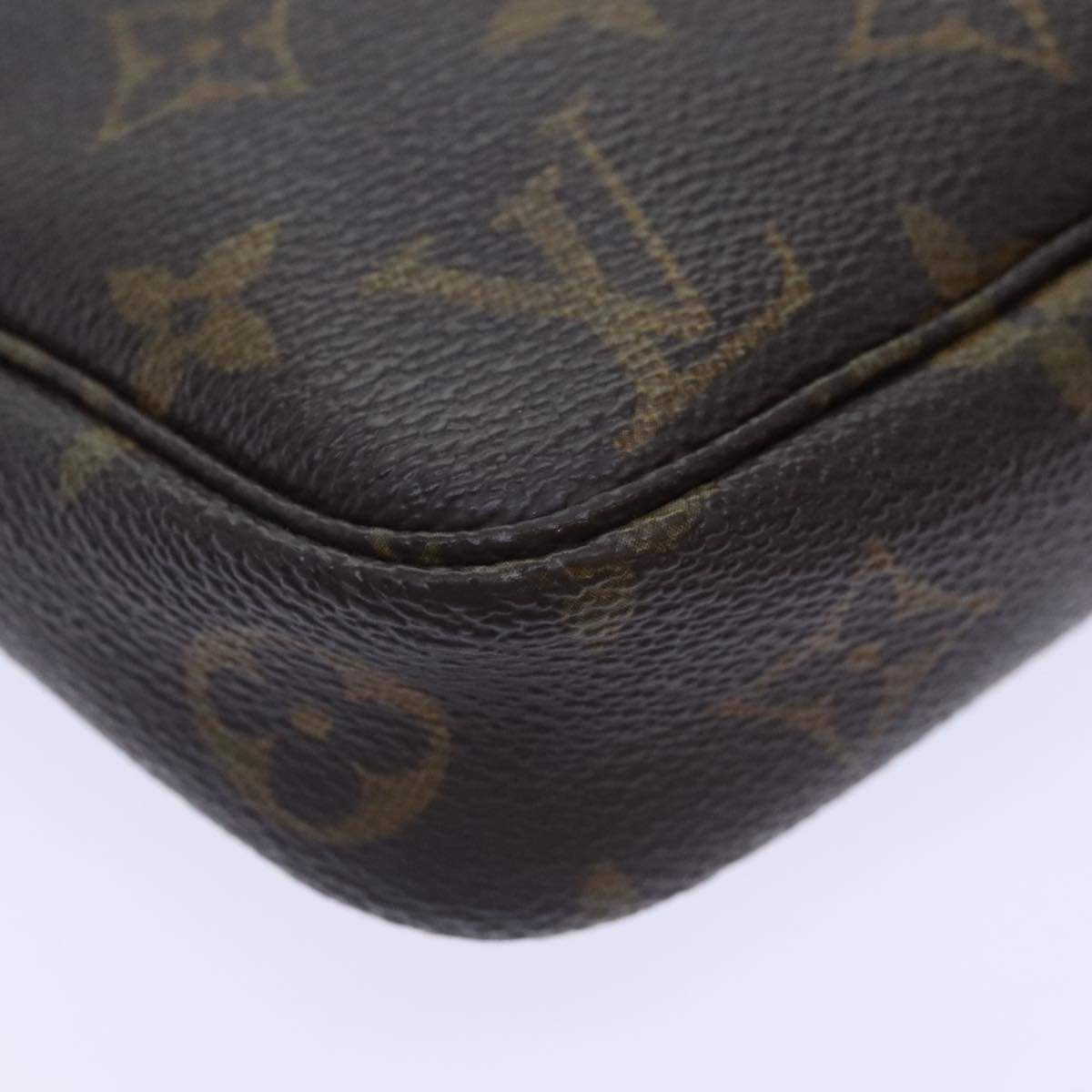 Louis Vuitton Pochette Accessoire Brown Canvas Shoulder Bag