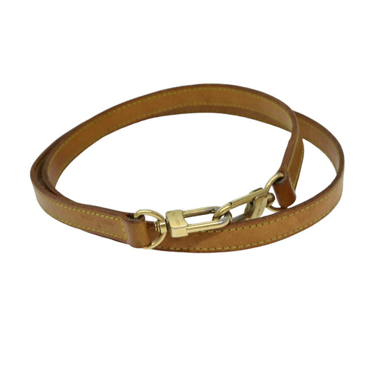 Louis Vuitton Shoulder Strap Beige Leather Bag Jewelry ()