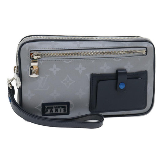 Louis Vuitton Satellite Silver Canvas Clutch Bag ()
