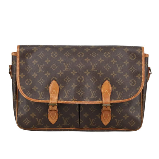 Louis Vuitton Gibecière Brown Canvas Shoulder Bag