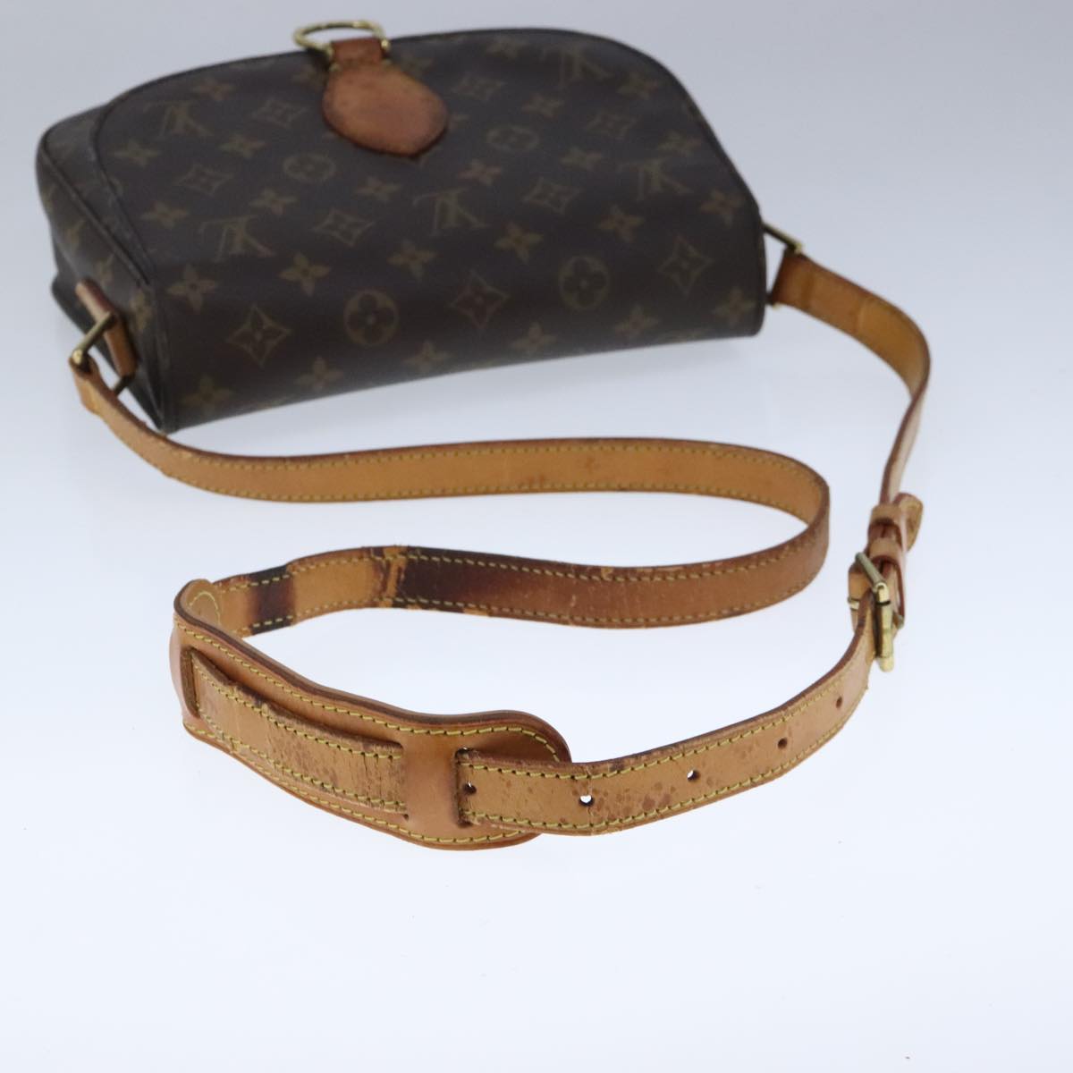 Louis Vuitton Saint Cloud Brown Canvas Shoulder Bag