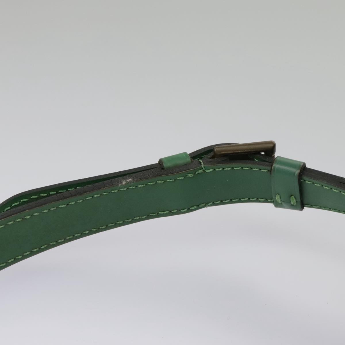 Louis Vuitton Noé Green Leather Shoulder Bag