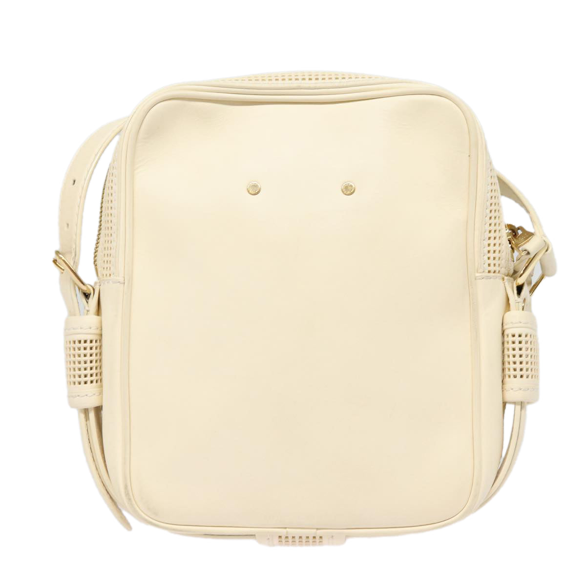 Louis Vuitton Bequia White Leather Shoulder Bag