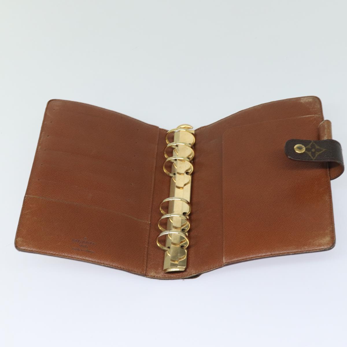 Louis Vuitton Agenda Cover Brown Canvas Wallet