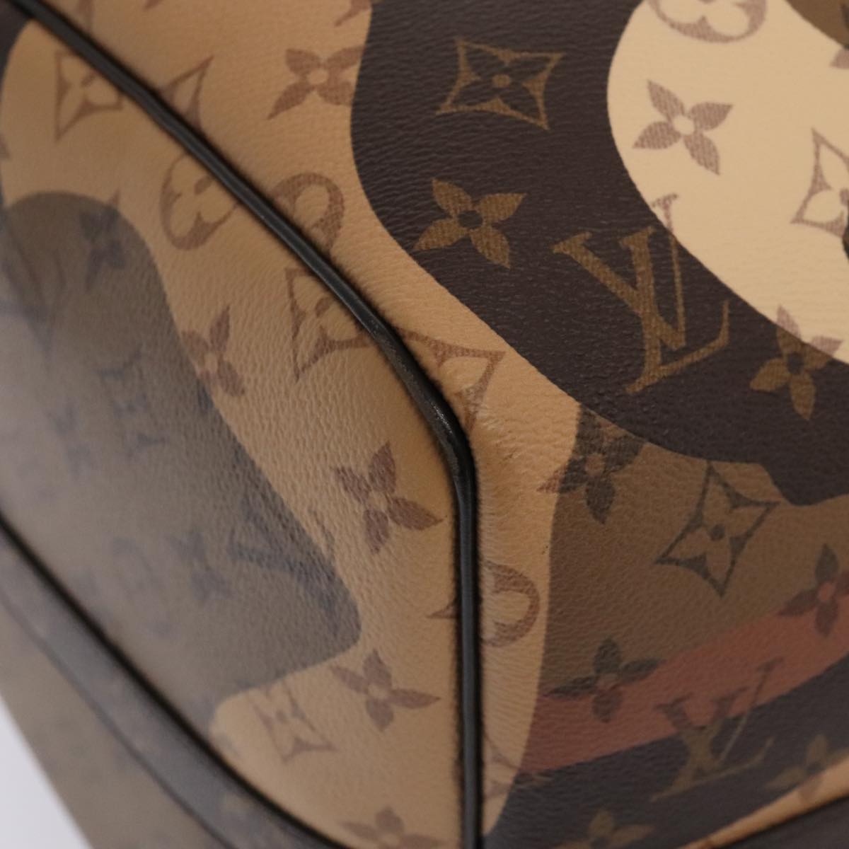 Louis Vuitton Keepall Bandouliere 55 Brown Canvas Travel Bag