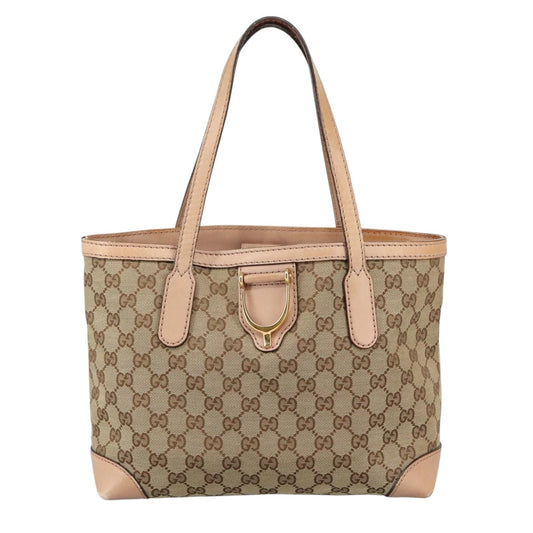Gucci Gg Canvas Beige Canvas Tote Bag ()