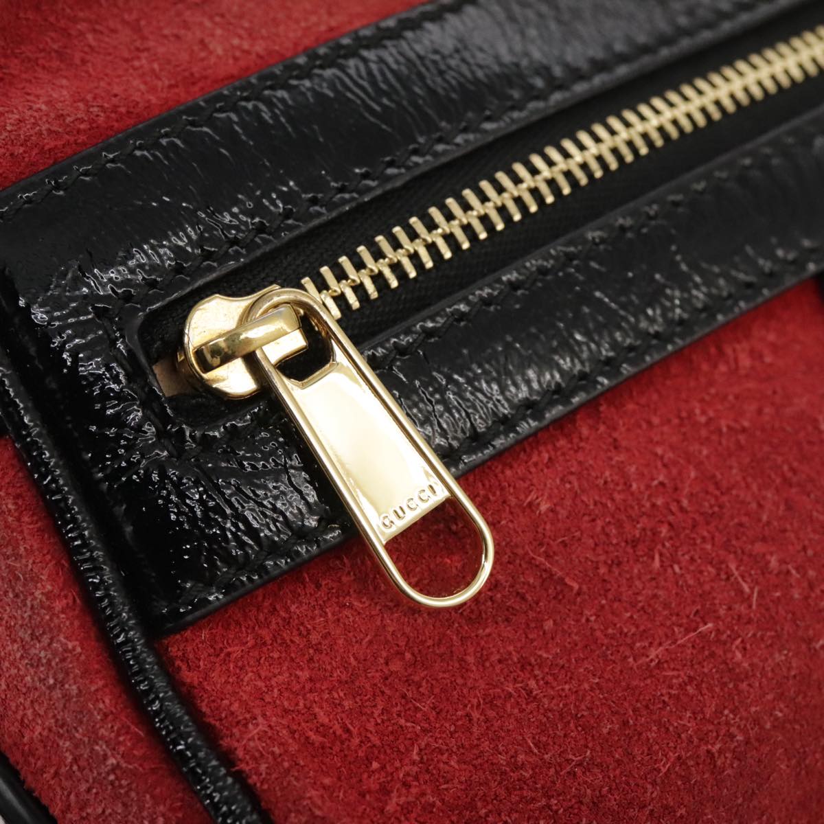 Gucci Ophidia Red Suede Shoulder Bag