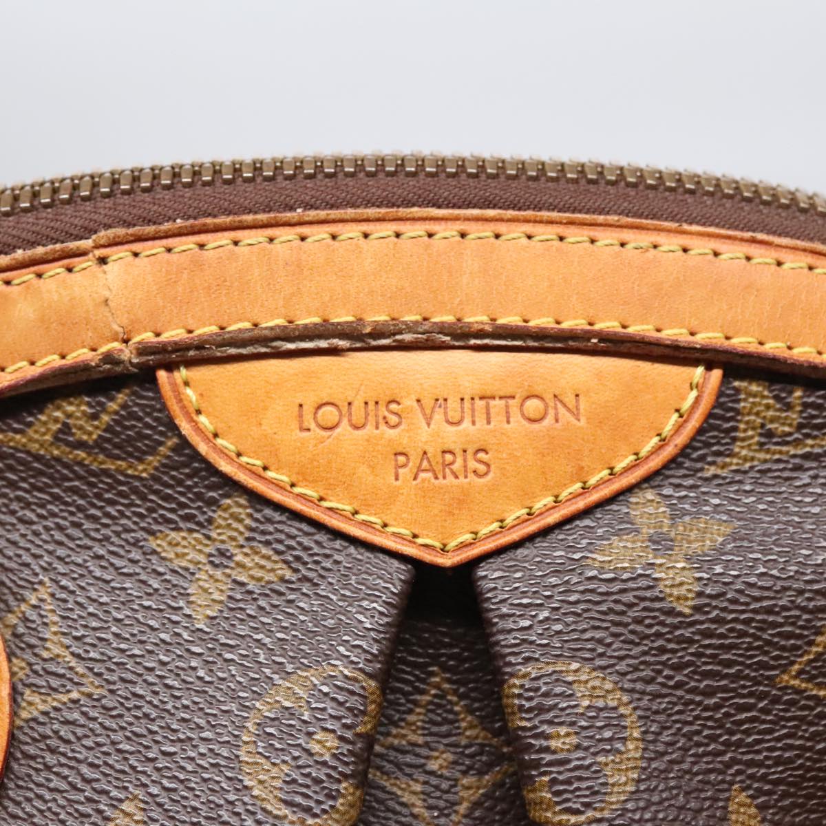 Louis Vuitton Tivoli Brown Canvas Handbag