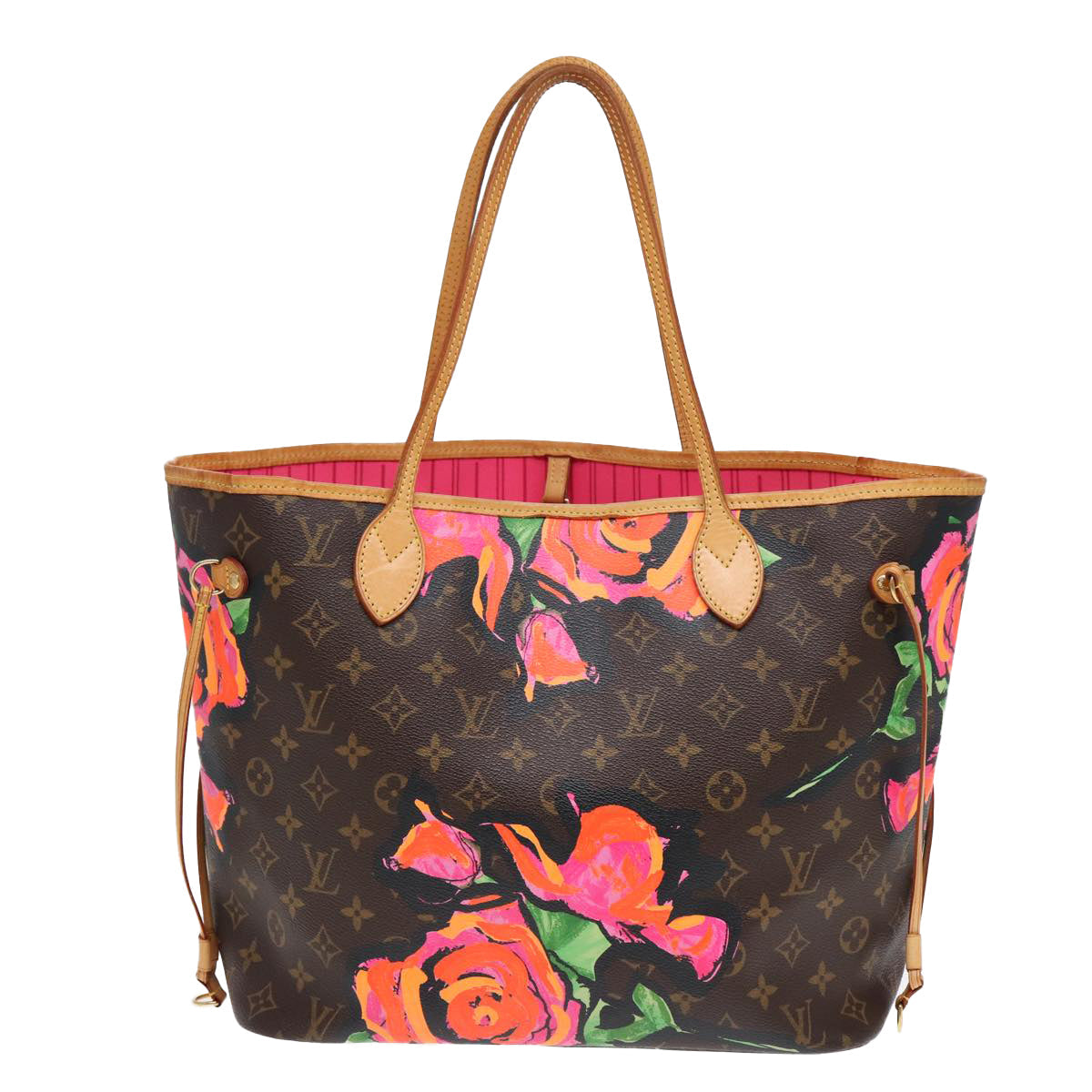 Louis Vuitton Neverfull Brown Canvas Tote Bag