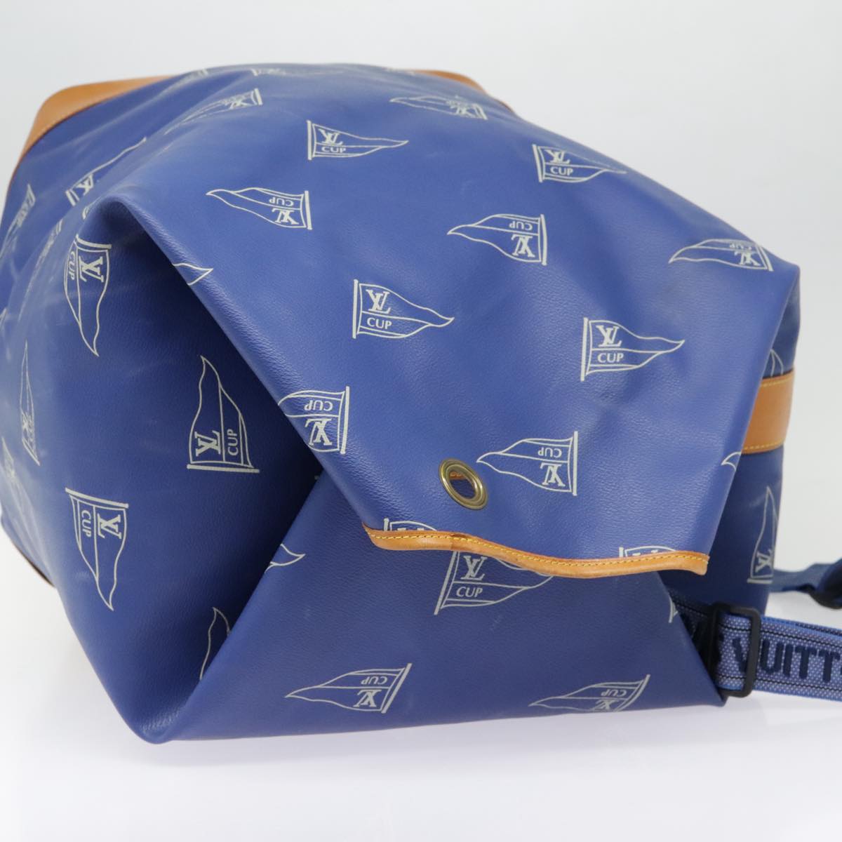 Louis Vuitton Cup Tasman Blue Canvas Shoulder Bag